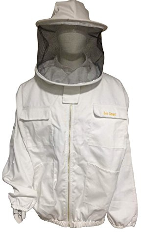 Bee Smart 900 Heavy Duty Bee Keeping Jacket with Round Veil (XXXXL)