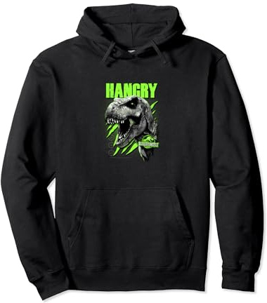 Jurassic World T-Rex Lime Green Hangry Felpa con Cappuccio