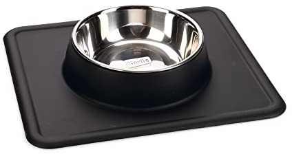 Karlie Silikon INOX Napf Dex 350 ml schwarz