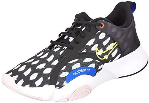 Nike Herren M Superrep Go 2 Sneaker, Black Yellow Strike White Racer Blue, 43 EU