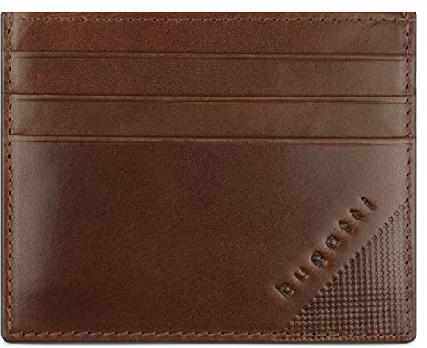 bugatti Nobile, Echtleder Kartenetui - Kreditkartenetui - Slim Wallet - mit RFID-Schutz