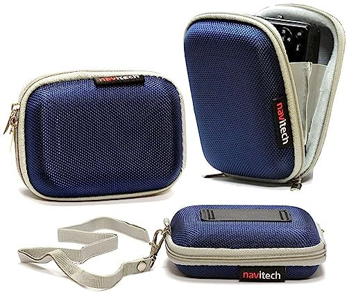 Navitech Blue Shockproof Camera Case Compatible with Canon Powershot A520 4MP Digital Camera