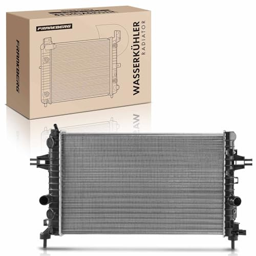 Frankberg Kühler Wasserkühler Motorkühler Schaltgetriebe Replace# 1300266 | Kompatibel mit Astra H L48 1.6L 1.8L 2004-2010 Astra H Caravan L35 1.6L 1.8L 2004-2014 Zafira B A05