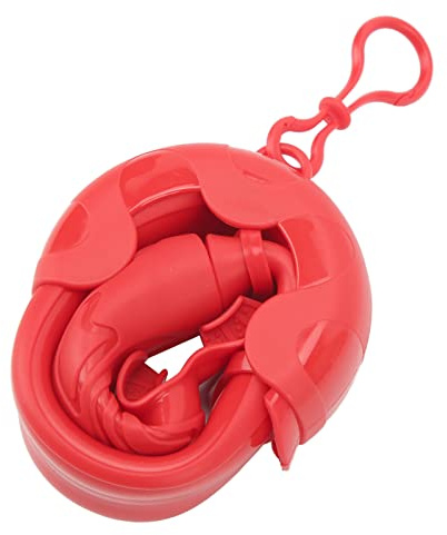 Srliya Trockener Schnorchel, Vollständig aus Silikon, Weich, Tragbar, mit Aufbewahrungsbox, Schnorchelschlauch für Erwachsene und Kinder, Schwimmtraining (1#11), Srliyago4u05nd8w-11