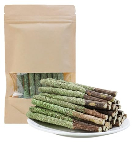 Rurunklee Cat Grass Sticks Pet Snacks - Cat Indoor Chewing Chew,Catnip Toys Sticks Indoor Kitten, Natural Grass Molar Rod, Hairball Removal, Increase Appetite