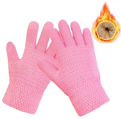 lifwimner Winter Handschuhe Kinder, Warme Strickhandschuhe Thermo Fleece Handschuhe für Jungen Mädchen Outdoor Aktivitäten
