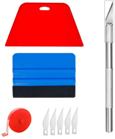 Spatola per Wrapping Pellicola Auto, Kit di 1 strumenti per levigare la pellicola in vinile, per l'automobile del Vinile della Decalcomania ruspa applicatore Strumento, della pellicola per finestre