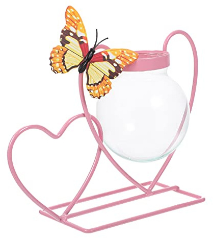 OUNONA Vaso Idroponico in Vetro con in Forma Contenitore Decorativo per Piante da per Regali e Decorazioni Festive