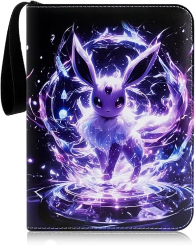 Raccoglitore Carte 900 Carte,Album Carte 18 Tasche 50 Pagine,PU Trasparente Impermeabile Design Bifacciale,Compatible con Varie Carte da Collezione,Regalo per Bambini