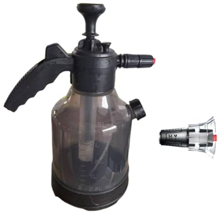 FytStycale Pulverizador Botella Espumadora Manual Presión Agua Rociador Portátil Mango Comodidad PP PE Aplicación Adecuada para Lavado de Autos Limpieza de