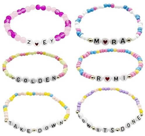 MLPKOI Armband Sets im Bohemian, Freundschaftsarmbänder, Bunte Freundschafts Armbänder Armband Handmade, Tolles Geschenk für Fans, Mädchen, Mädchen, Kinder, Kleinkinder, Erwachsene