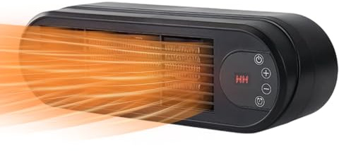 Riscaldatore Mini,Riscaldatore da Scrivania con 2 Modalità di Velocità | D'Aria Termico Invernale | per Interni Stanza Ufficio Bagno Camera da Garage Tenda Auto Tavolo