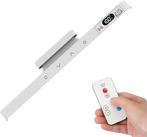 Luces bajo encimera | 5 temperaturas de color – Barra de luz LED de inducción magnética | para el interior de la casa, la cocina, bajo la encimera, la estantería, el despensa, la escalera,