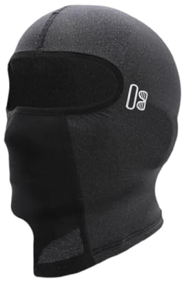 HAPZUR Cagoule Moto Été 1x Courte – Soie Glacée Rafraîchissante, Protection UV & Respirante pour Hommes Femmes, Sous Casque Vélo Cyclisme Sport Outdoor