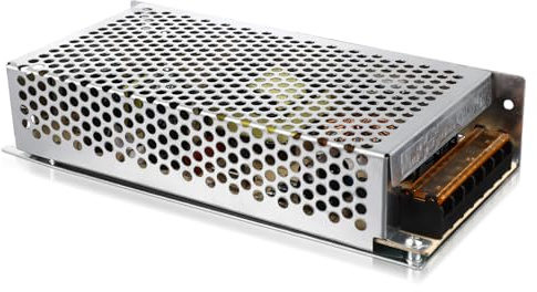 STOBAZA Fuente de Alimentación Regulada de 120w Carcasa de Hierro Compacta y Portátil para Luces LED y Equipos de Radiodifusión
