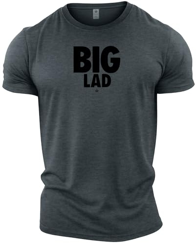 GYMTIER Big Lad - Men's Gym T-Shirt - Bodybuilding Workout Top