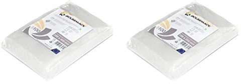 Bolsemack Bolsa gofrada envasado al vacio 20x40 cm (100 unidades) + Bolsa gofrada envasado al vacio 15x25 cm. (100 Unidades)