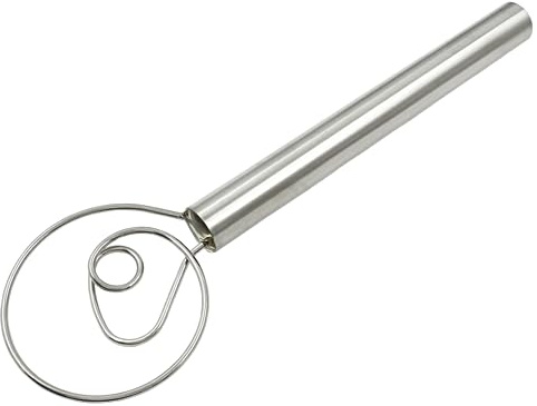Hitefu Frusta danese per impasto, in acciaio inox, 30,5 cm, per impastatrice, impastatrice, frusta per impastare torte, pasta madre, pasticceria, pizza