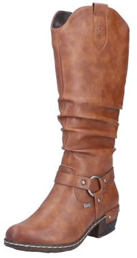 Rieker Women's 93670 High Boots, Brown 24, 4 UK