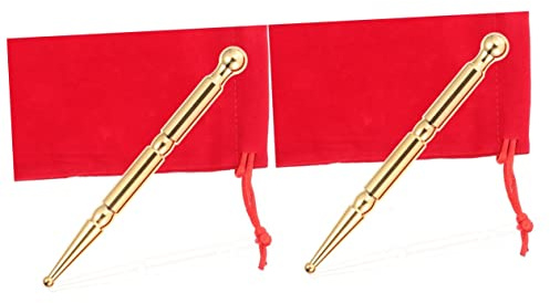 MAGICLULU 2St Akupunktur-Massagestift Ganzkörpermassagegerät Gesichtsreflexzonen-Massagegerät massagematte ganzkörpermassage Handmassagegerät Massagestab