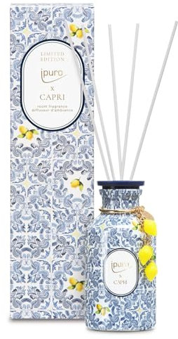 Ipuro Raumduft X Capri 240 ml - Duftstäbchen, Keramik Verdunster, Diffuser, Raum Duft