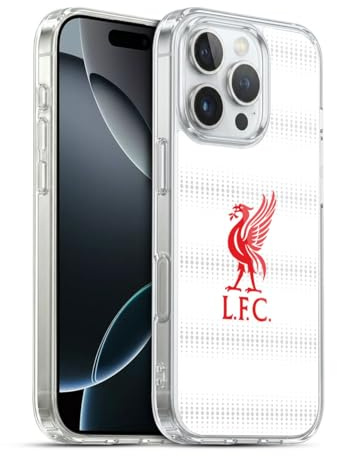 Head Case Designs Offizielle Liverpool Football Club Logo Rot Und Muster Liver Bird Gelhülle [Militärischer Schutzgrad] Kompatibel Mit Apple iPhone 16 Pro Und Kompatibel Mit MagSafe