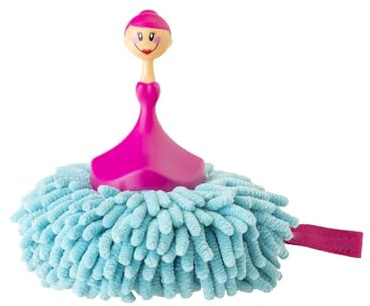 Avilia Spolverino in Microfibra con Manico Telescopico - Ideale per Pulire Casa, Cattura Polvere Senza Aloni in Modo Pratico e Veloce - Ottimo per Rggiungere Superfici Alte e Lavabile in Lavastoviglie