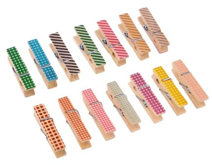 Alipis 100pezzi Molletta Da Bucato in Legno Spilla Molla Pioli Di Legno Per Dipingere Per Bucato Mollette Da Artigianal Per Decorazioni Casa e Lavoretti