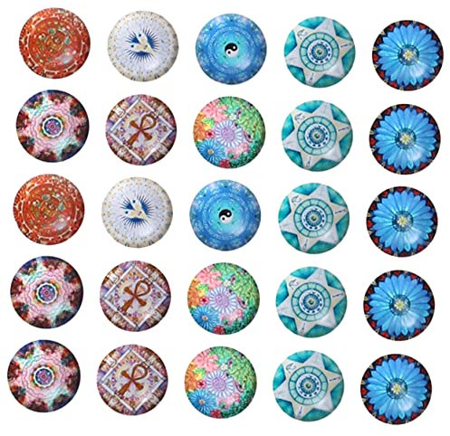 Lurrose 100 Stück Bunte Glassteine 14mm Schwerer Glaskies Flüssigkeitsdicht Für Fotorahmen Vasen Gartendekor Selbstgemacht Schmuck