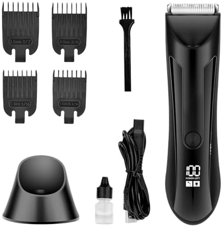 Cortabarbas | Cortapelos Corporal Eléctrico para Hombre - Máquina de Afeitar y Acicalamiento para Viaje Regalo Cuidado Facial Bigote