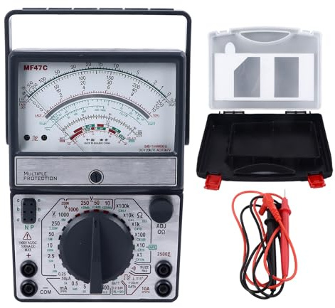 Multimètre Analogique à Aiguille, Haute Précision, Protection Anti - Brûlure, Compact et Portable - Interface Facile, Buzzer d'Alarme, Usage Domestique et Industriel