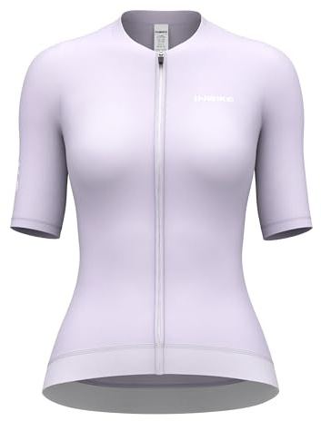 INBIKE Radtrikot Fahrradtrikot Damen Sommer Kurzarm mit 3 Taschen Atmungsaktiv Schnelltrocknend Fahrradsport Frauen WF879