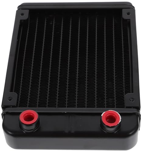 CHICAMPERA Radiador de Agua para PC y Motocicleta Enfriador de Alta Eficiencia, Aluminio Resistente y Rosca G1/4 para Suministro de Refrigeración Versátil