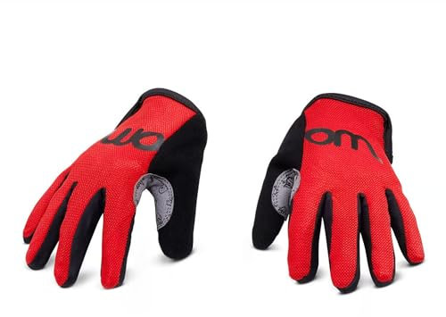 woom Kids Gloves, Red, Size 6