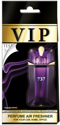 VIP 2 ambientadores de aire para coche y hogar inspirados en la fragancia de diseñador. Larga duración y única