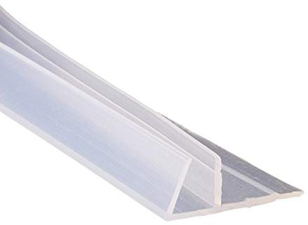 ETOPARS Striscia di Tenuta della Porta del Bagno Doccia Guarnizione Finestra Curvo Gomma Cancellare Tempo Metereologico 6mm 78 F Forma Distanza 0-20mm