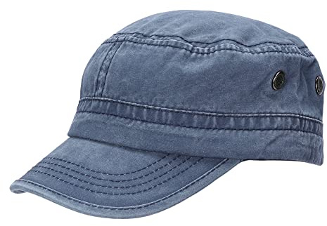 Leoodo Herren Damen Military Army Stil Cap aus Baumwolle verstellbare Sonnen Kappe für Wandern und Sport