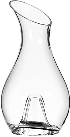 SOLAVIA Clear Glass Wine Whisky Decanting Carafe 1000ml 40oz H25cm Ship's Decanter Port Brandy Spirits Kitchen Accessory