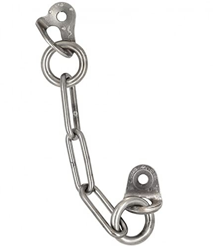Fixe D Belay Station 12mm Grau - Zuverlässiger robuster Edelstahl Umlenker, Größe 12 mm - Farbe INOX