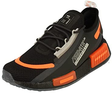 adidas Herren NMD_r1 Spectoo Gymnastikschuh, Core Black Carbon Team Solar Orange, 42 2/3 EU