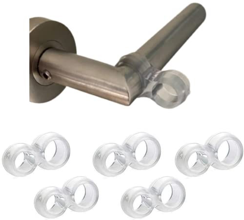 HOPS Türstopper klinke Türklinkenpuffer Türklinken stopper, 5er-10er-15er-20er Set, türgriff stopper, türgriff schutz, türstopper türklinke, türstopper griff, türklinkenpuffer transparent