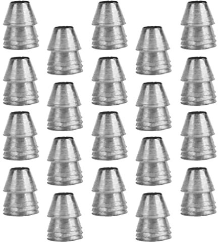 Happyyami 20pcs Round Wedge Wedges for Hammer Handle Installation Splitting Replacement for Hammer Handle Iron for Woodwork