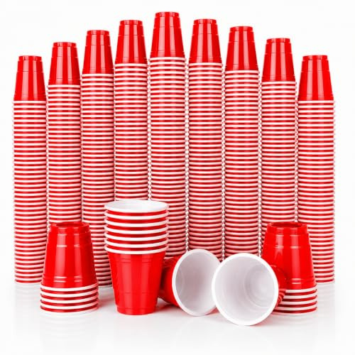 MBP My Beer Pong 200 Rote Schnapsbecher 2oz / 60ml | Shot Cups Rot | Mini Red Cups für Party, JGA, Festival & Geburtstag | BPA-frei Wiederverwendbar