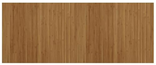 vidaXL Alfombra Rectangular bambú marrón 80x200 cm, Alfombra de área, Alfombra de Sala de Estar, Alfombra Rectangular, Alfombra de Piso
