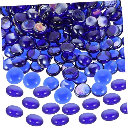 BCOATH Glatt für Feuerstelle Brennen Becken Feuerstelle Fisch Tank Steine ​​Glas Aquarium