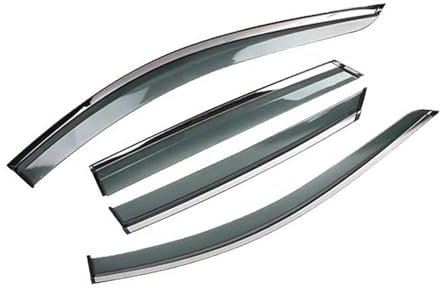 Seitenscheiben Windabweiser Für Skoda Für Yeti 5L 2009-2017 4X Auto Seite Fenster Windabweiser Visier Windschutzscheibe Regen Rauch Schutz Abdeckung Auto Zubehör Autofenster Windabweiser