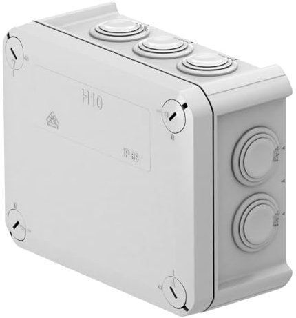 SD ProfiLine Abzweigkasten H10, 150x116x67mm, lichtgrau, Einsteckdichtung