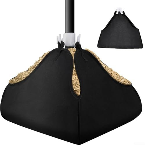 Base per ombrellone da spiaggia, pesi riempibili, sacchi di sabbia con design a 4 lati, tessuto Oxford 600D per varie occasioni come campeggio, picnic, gite in spiaggia, eventi sportivi