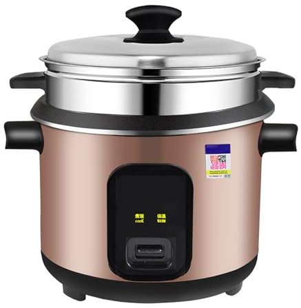 Olla arrocera y vaporera (2-6 l) Olla arrocera tradicional con revestimiento interior antiadherente, funciones de calentamiento, for 1-10 personas, alimentación de 220-240V US/EU(6L)