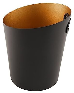 Eiskübel aus Edelstahl, 5 l, Weineimer, Lebensmittelqualität, Aufbewahrungsbehälter für Getränke und Partys, schwarze Metallwanne, perfekt für Wein, Champagner oder Bierflaschen, Lce Barrel